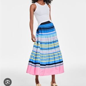 On 34th Striped Dress Size 2 NWT